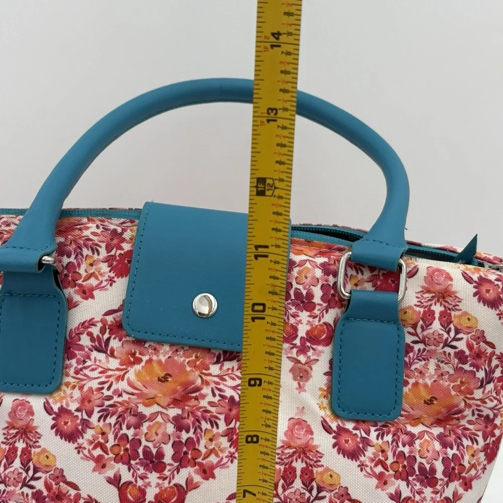 The Pioneer Woman Floral Insulated Lunch Tote Kit Set‎ Snack Bag 2 Compartments